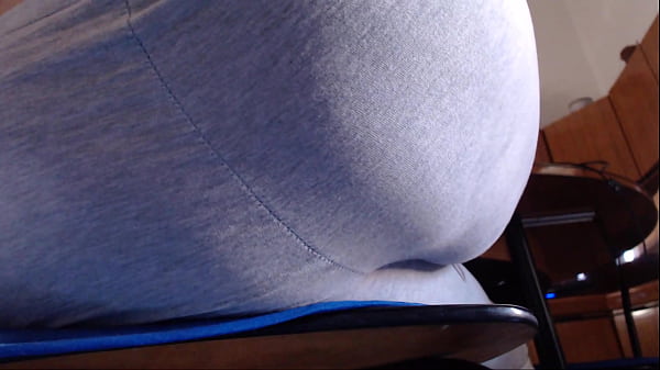 Wonderful farts inside tight yoga pants