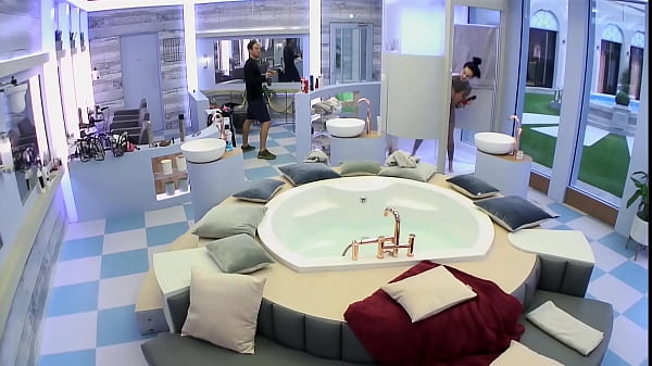 Jemma Lucy - Playful with roommate whilst butt naked, taking a shower - (uploaded by celebeclipse.com)