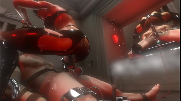 Citor3 3D SFM VR Sex Game Huge tits latex mistress electro stimulation precum riding and milking