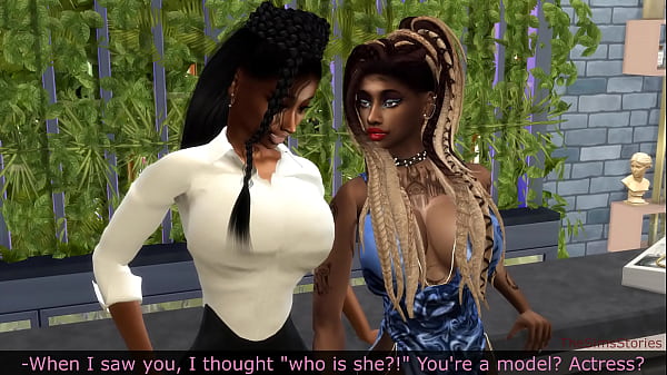 Lesbian picks up a bartender and fucks her hard in the club