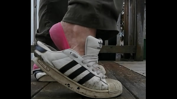 Slutty well worn adidas superstars Thumbnail