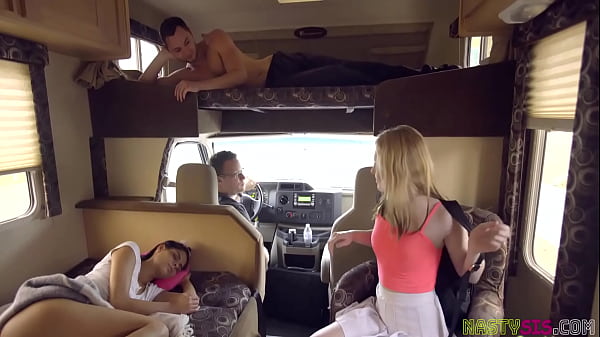 Katya Rodriguez, Lily Rader Nasty Sis Road Trip Sex