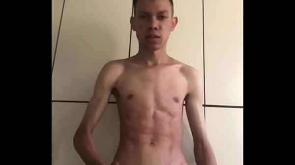 Young guy with a big dick naked showing off his hot body Thumbnail