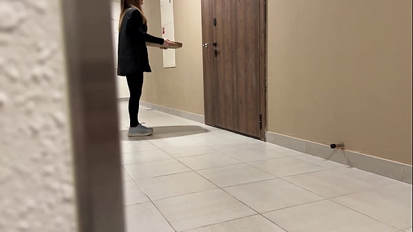 The delivery girl ate my pizza... and now she's working it off with her body Thumbnail