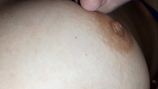 Naughty housekeeper plays with my nipples while husband is in another room