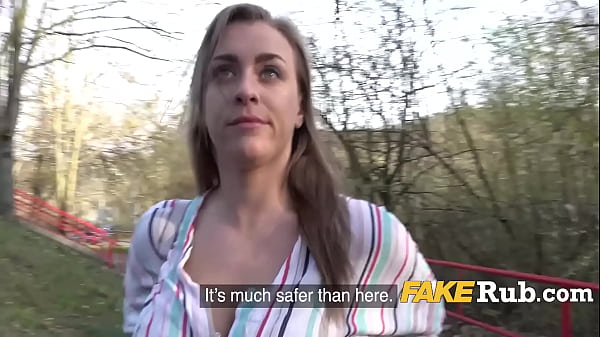 Random girl with big natural boobs