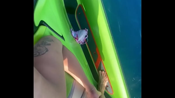 incredible fucking of my Brazilian friend on the jet ski Chris Diamond