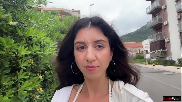Hottie Gets A Portion Of Cum On Her Face After Hot Sex And Walks The Streets - Public Cumwalk Thumbnail
