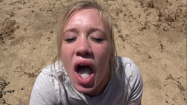 Hiking in LA gets Wild when a Hot Blonde Slut gets Naked and Fucks Outdoors! She Swallows every drop of Hot Cum!! Featuring Bailey Brooke