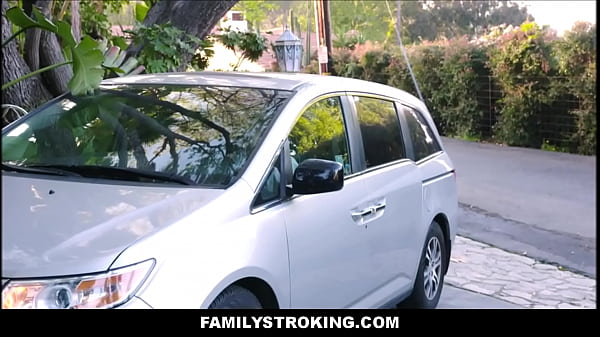 Petite Teen Stepdaughter Ellie Eilish Seduces Stepdad For New Car - FamilyStrokes