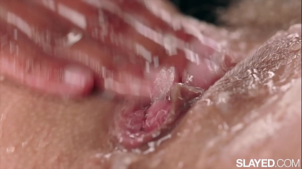 SLAYED Scarlit & Adriana squirt & soak each other fully