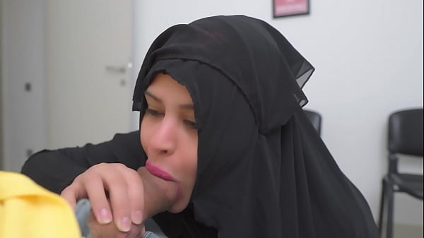 This Muslim woman is SHOCKED !!! I take out my cock in Hospital waiting room.