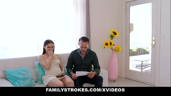 Big Tit Teen Stepdaughter Fucks and Orgasms On Stepdaddy's Huge Cock