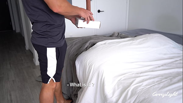 Step Son caught Step Mom masturbating and tricked her pretanding sex doll