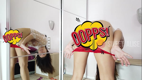 Spy to girl makes transparent lingerie and panty haul!