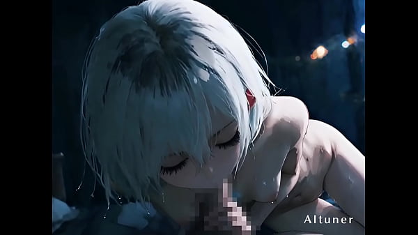 Under pit-lane lights, she bends to the night—his grip sets the only lap that matters. Thumbnail