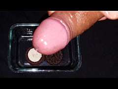  - Extra Cum cream on my double stuffed oreos. Creamy delicious.