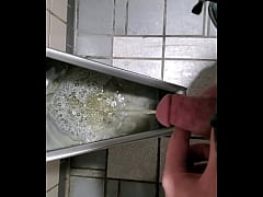  - Taking a piss in a public rest stop
