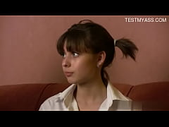  - Young girlfriend anal cum