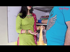  - House maid hard ass and pussy fucked in the cupboards with Hindi audio