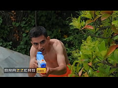  - Juicy Bikini Babes (Sheila Ortega, Amy Amor) Soak Lucky (Jordi) With Their Pussy Juices - Brazzers