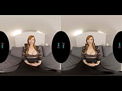  - VRHUSH VR casting couch with busty redhead Lauren Phillips