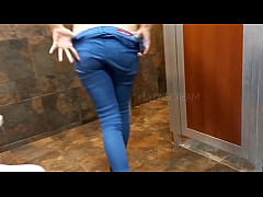  - Risky public fuck at Mc Donald's bathroom until cum in ass - @lynnscreamreal Public Adventures part 1