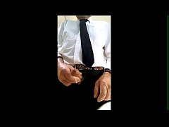  - Masterbating wearing my suit and tie. Staring Bengeeman.