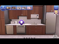  - Looking at her hot body under the shower • BUNKERED WITH FEMBOY #04