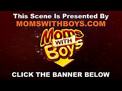  - MomsWithBoys Blonde Cougar Shaving In The Shower Blows Cock