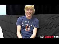  - Barely legal twink is eager to stroke his dick on the casting