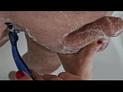  - Shaving his Dick and Balls