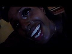  - Ebony sucking big black dick