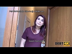  - DEBT4k. Hung bank employee has unforgettable sex with pregnant debtor