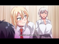  - Two Busty Hentai College Girls Enjoy a Threesome