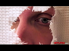  - Mylfex - Stepmom Accidentally Anal Fucked by her Stepson Trough Shower Hole