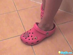  - Maia washes her stunning naked body bathing