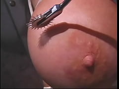  - Lesbian SM mistress makes busty blondes scream in pain in dungeon