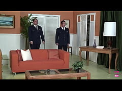  - Uncomfortable bondage turns into the best threesome ever for lucky guy