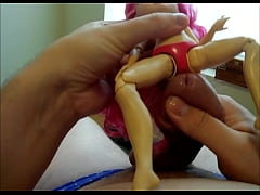  - Fashion Doll Fetish: Hairjob and Cumshot with Stella Monroe Doll