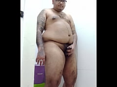  - Vaibhav Jerks Off & Cums In The Outside Toilet Again