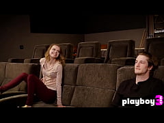  - Horny perfect ass Russian MILF Catarina Petrov having sex in the cinema