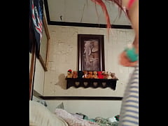  - VannaBaby fucks Dildo