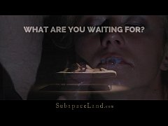  - Blonde trembles of fear and pain in submission