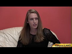  - Amateur blonde trap shows off his bumhole