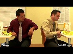  - Lusty gays lick and fuck their butts at work
