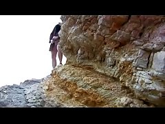  - Amateur fuckers banging on the beach