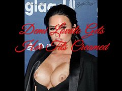  - Demi Lovato Gets Her Tits Creamed