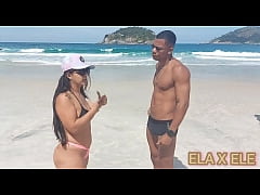  - "ELA"CASADA SAFADA FOI ATÉ O RJ ESCONDIDA DO MARIDO ENCONTRAR AMIGO DOTADO E TRANSOU NA PRAIA...