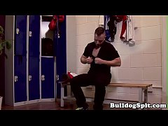  - UK jock assfucked and spunked in lockerroom